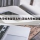 河北大学校本部怎么样/河北大学本部是哪个校区
